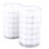 Circular White Nylon Hook and Loop Dots 2cm x 15mm Self Adhesive 9