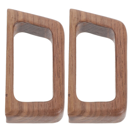 4 Pcs Wooden Handle Glass Tea Cup Ergonomic Grip Replacement 1
