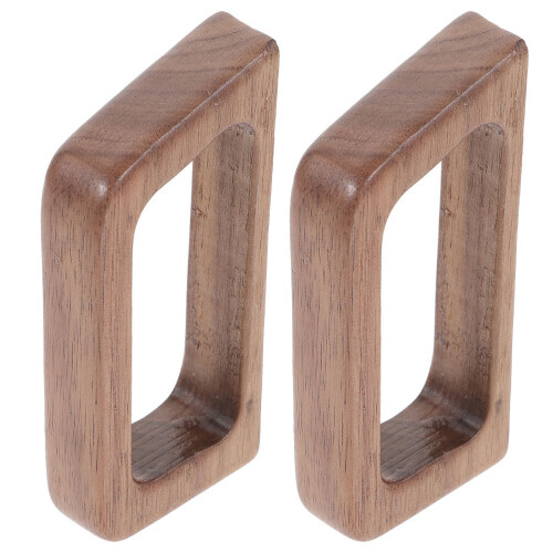4 Pcs Wooden Handle Glass Tea Cup Ergonomic Grip Replacement 2