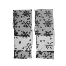 6 Pcs Snowflake Lace UV Protection Arm Sleeves For Summer Outdoor