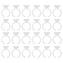 200Pcs Portable Plastic Glue Rings For Lash Extensions