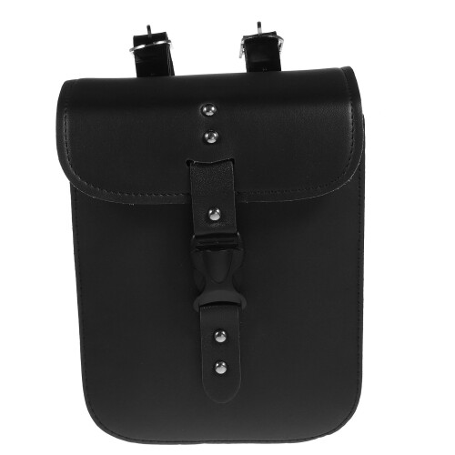 de guidon en cuir PU étanche pour électrique noir 1