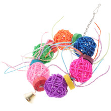 Parrot Rattan Ball Biting And Chewing Toy For Bird Cage