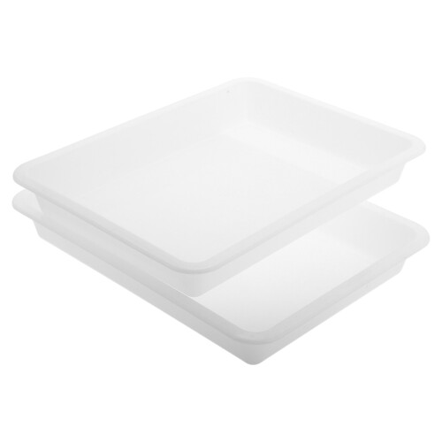 8 Pcs Stackable Plastic Trays For Crafts Diy Painting Organizing 2