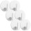 24 Pcs White Adhesive Hooks For Wall Bathroom Key Storage 3