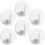 24 Pcs White Adhesive Hooks For Wall Bathroom Key Storage 2