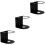 3Pcs Spray Bottle Holder Wall Mount Heavy Duty Storage Rack 7