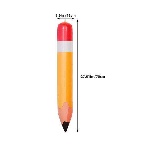 7Pcs Inflatable Pvc Pencil Decorations For Classroom Party 2