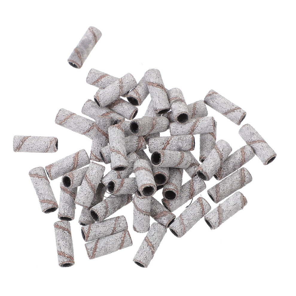 Inoomp 150 Pcs Sanding Bands For Nail Drill Bits Manicure Art Supplies