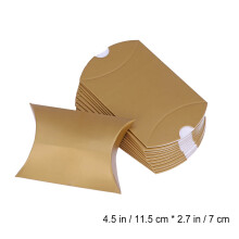 50Pcs European Style Pillow Shaped Candy Boxes For Wedding Party