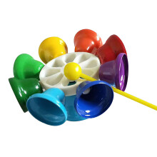Kids Musical Bell Toy with 8 Colorful Metal Bells Educational Toy for Children