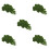5Pcs Artificial Moss Mat With Realistic Green Texture For Garden Decor 5