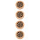 4Pcs Wooden Incense Burner Tabletop Holder Round Cone Case 10