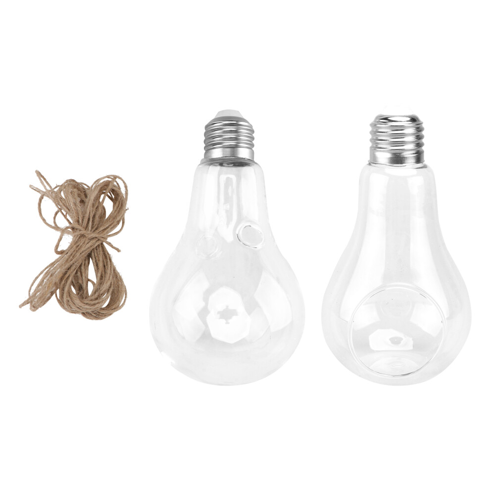 light bulb shape glass hanging vase hydroponic for home 2 pcs-image-OPC-PKX7VNQ-NEW
