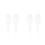 4 Pcs Ice Cream Scoop Transparent Tea 4