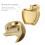 Apple Shape Serving Plate With Double Compartment For Food 10