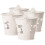 4pcs hollow storage buckets with handle for candy snack organizer 4