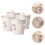 4pcs hollow storage buckets with handle for candy snack organizer 7