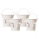 4pcs hollow storage buckets with handle for candy snack organizer 6