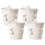 4pcs hollow storage buckets with handle for candy snack organizer 2