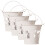 4pcs hollow storage buckets with handle for candy snack organizer 9