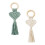 2Pcs Heart-Shaped Napkin Rings Chic Table Decorations 5