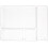 4Pcs Plastic Transparent Desk Drawer Organizer For Office Bathroom 4