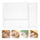 4Pcs Plastic Transparent Desk Drawer Organizer For Office Bathroom 9