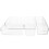 4Pcs Plastic Transparent Desk Drawer Organizer For Office Bathroom 1
