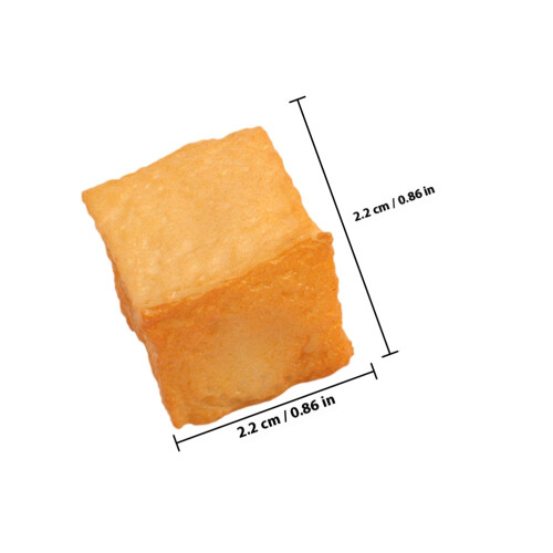 6Pcs Artificial Fish Tofu Model For Photography Prop 1