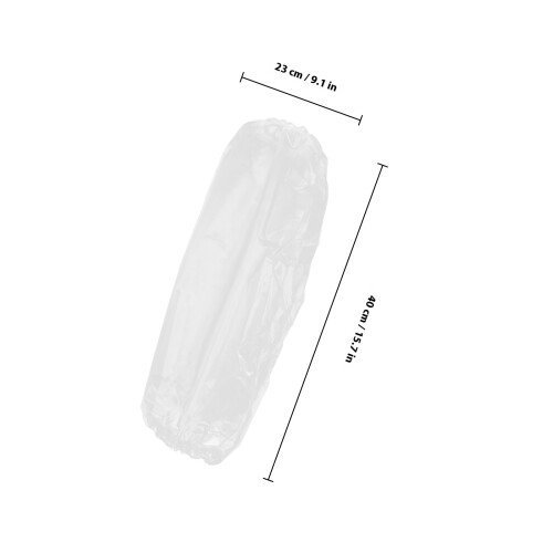 10Pcs Transparent Disposable Oversleeves Waterproof Dust-Proof 1