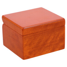 3Pcs Wind-Up Wooden Music Box Vintage Design With Clockwork Mechanism