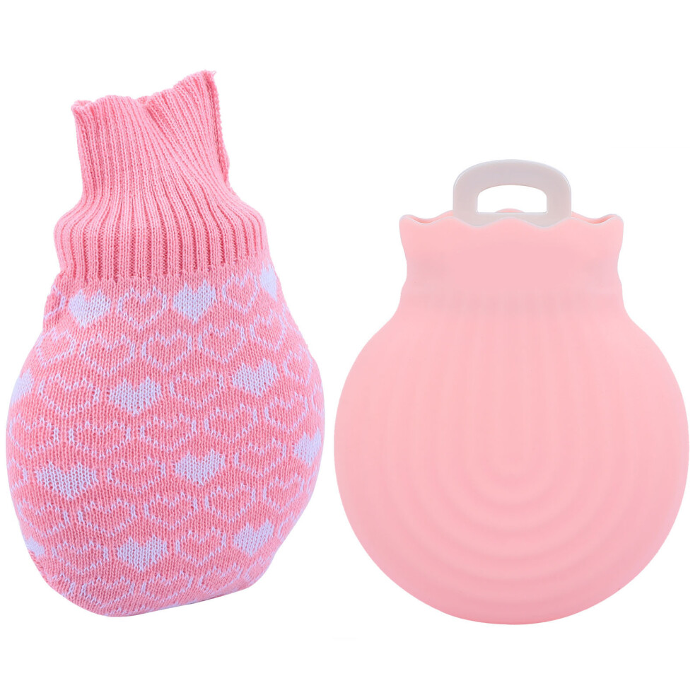 Iplusmile Silicone Hot Water Bottle With Knit Cover