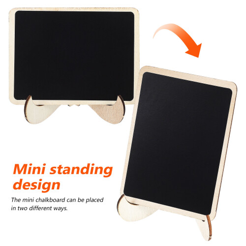 1 Set Small Chalkboard Signs Tabletop Message Board For Kitchen Notes 2