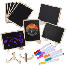 1 Set Small Chalkboard Signs Tabletop Message Board For Kitchen Notes