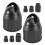 2 Sets Aquarium Wave Maker Pump Head For Fish Tank Submersible Black 1