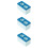 3Pcs Mini House Refrigerator Creative Horizontal Freezer Fridge Decor 8