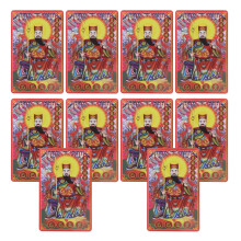 10Pcs Chinese Fengshui Amulets Card 2025 Year Of Snake Taisui Protection
