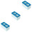 3Pcs Mini House Refrigerator Creative Horizontal Freezer Fridge Decor 5