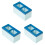 3Pcs Mini House Refrigerator Creative Horizontal Freezer Fridge Decor 2