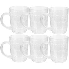 6 Pièces Verres À Transparent En PET Pour Dégustation