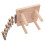 2 Pcs Wooden Hamster Squirrel Standing Board Ladder Platform 10