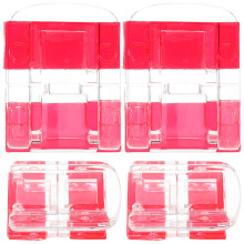16 Pcs Self-Adhesive Acrylic Hasp Buckle Flat Mount Clasp Latch