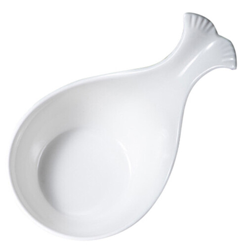 Whale Tail Shape Ceramic Sauce Dish And Fruit Bowl