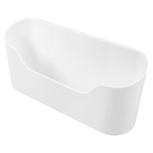 Wall Mounted Cabinet Door Organizer Adhesive Storage Box For Fridge