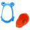 Shaped Boys Potty Training Urinal With Whirling Target (Blue) 2