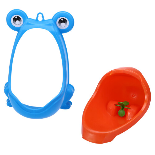 Shaped Boys Potty Training Urinal With Whirling Target (Blue) 1