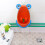 Shaped Boys Potty Training Urinal With Whirling Target (Blue) 11
