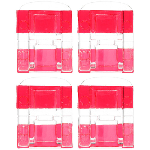 16 Pcs Self-Adhesive Acrylic Hasp Buckle Flat Mount Clasp Latch 2