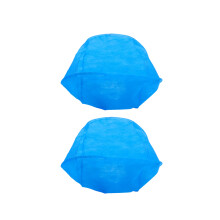 20Pcs Disposable Doctor'S Hat Non-Woven Dustproof Workshop Blue
